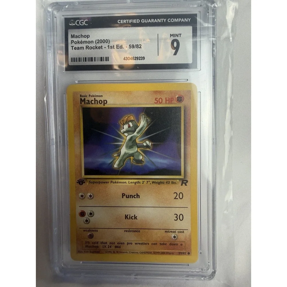 Machop Pokémon (2000) Team Rocket - 1st Ed. - 59/82